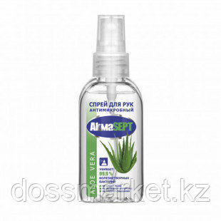 Спрей для рук антимикробный AkmaSEPT "Aloe Vera", 50 мл - фото 1 - id-p91531852