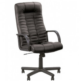 Кресло для руководителей ATLANT BX ECO-30, экокожа кожа, черное