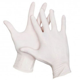 Перчатки латексные, неопудренные, нестерильные, текстурированные пальцы, размер L, 100 шт/упак