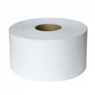 Туалетная бумага рулонная OfficeClean Professional, 200 метров, 1-слойная, белая