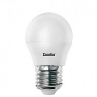 Лампа светодиодная Camelion LED7-G45/865/E27, 7 Вт, 6500К, холодный белый свет, E27, форма шар