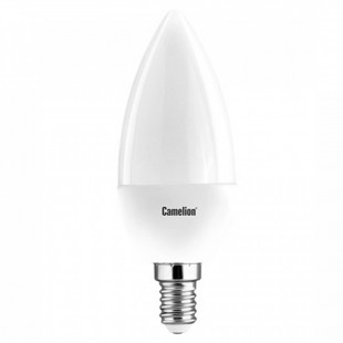 Лампа светодиодная Camelion LED7-C35/845/E14, 7 Вт, 4500К, нейтральный белый свет, E14, форма свеча - фото 1 - id-p91531707