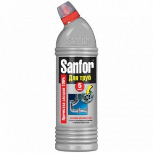 Средство для прочистки канализационных труб Sanfor Гель, 1000 мл - фото 1 - id-p91532252
