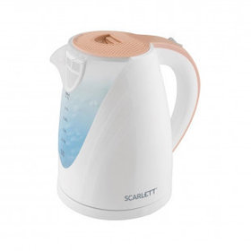 Электрический чайник Scarlett SC-EK18P43, 1,7 л, бело-бежевый