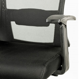 Кресло для руководителя Helmi HL-E31 "Ergo", ткань, сетка, черное - фото 6 - id-p91527641
