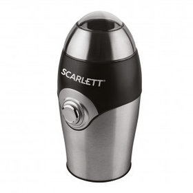 Кофемолка Scarlett SL-1545, электрическая, вместимость 70 г, черный/металлик