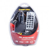 FM-модулятор Sound Wave FM09 + пульт ДУ, черный, фото 3