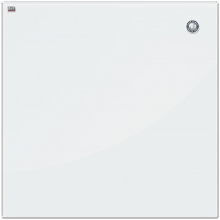 Доска стеклянная магнитно-маркерная 2х3 "Office", размер 45*45 см, белая, 6 магнитиков