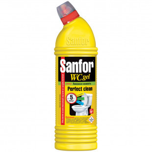Средство для уборки туалета Sanfor WC "Lemon Fresh", 1000 мл
