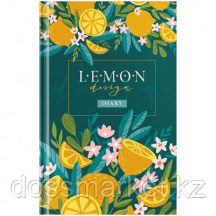 Ежедневник недатированный OfficeSpace "Цветы. Juicy lemon", А5, 136 л