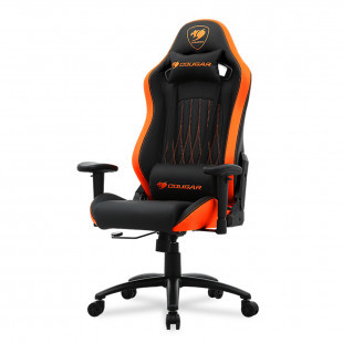 Игровое компьютерное кресло Cougar EXPLORE Racing, искусственная кожа, чёрно-оранжевое - фото 2 - id-p91527570
