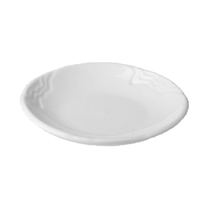 Тарелочка для масла «Мелодия»; фарфор; D=90,H=15мм; белый