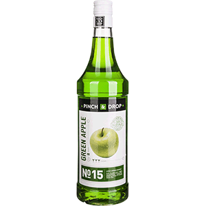 Сироп Зеленое яблоко «Pinch&Drop»; стекло; 1л; D=85,H=330мм