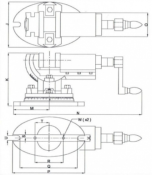 Станочные двухосевые прецизионные тиски AMV/SP-150 - фото 2 - id-p92760206
