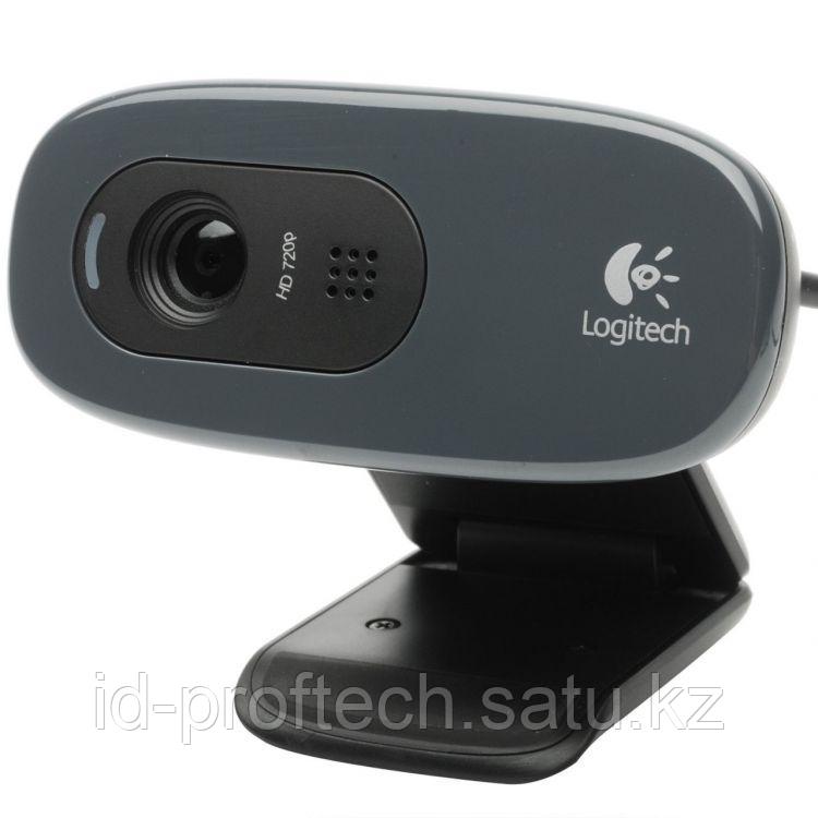 Веб-камера Logitech C270 (HD 720p-30fps, фокус постоянный, угол обзора 60°, кабель 1.5м) - фото 1 - id-p92761382