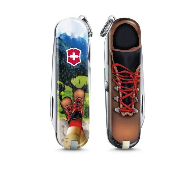 Нож VICTORINOX Мод. CLASSIC I LOVE HIKING (ограниченный выпуск 2020г)(58мм) - 7 функций, R 18087