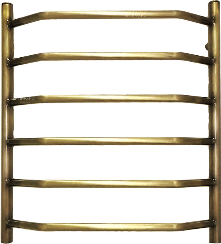 Полотенцесушитель водяной Domoterm Лаура П6 50x60 см АБР, античная бронза