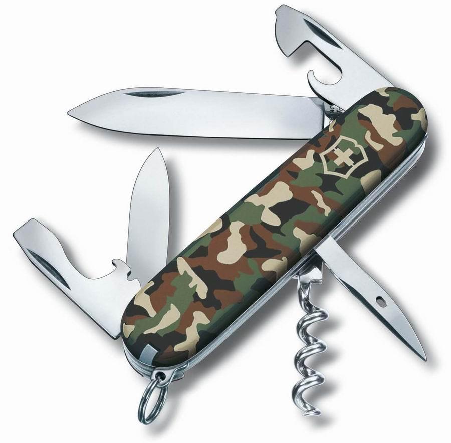 Нож VICTORINOX Мод. SPARTAN CAMO (91мм) - 12 функций, R 18108