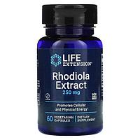 Life Extension, родиола сығындысы, 250 мг, 60 вегетариандық капсула