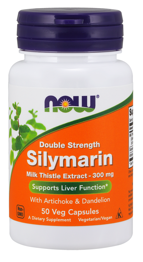 Гепатопротектор Silymarin - Double Strength 300 mg, 50 caps. - фото 1 - id-p92791947