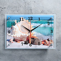 Часы настенные, серия: Море, "Обитатели морского дна", 25х35 см