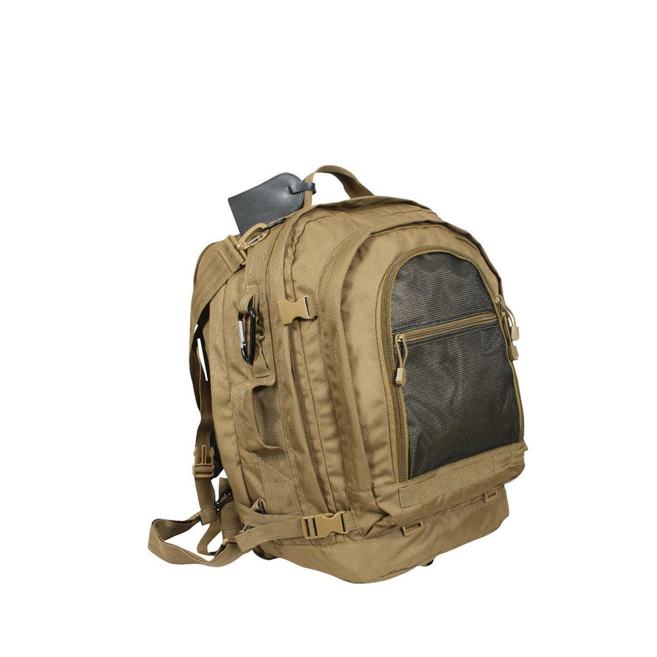 Рюкзак ROTHCO Мод. MOVE OUT TACTICAL/TRAVEL (53x37x20см)(Coyote Brown), R 45588