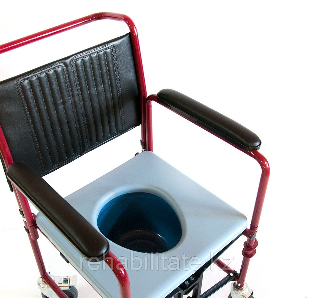 Кресло-коляска инвалидная (с санитарным устройством) FS692-45 - фото 4 - id-p92793461