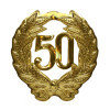 Знак Юбилей 50 золотой d40см 1шт/уп Kg 042665 Знак Юбилей 50 золотой d40см 1шт/уп Kg