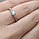 Золотое кольцо с бриллиантом 0,34Сt VS2/H,  EX-Cut, фото 7
