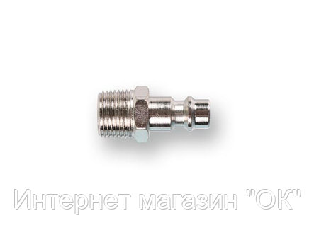 Ниппель быстросъемный 1/2" ("папа") внешняя резьба. ECO, фото 2