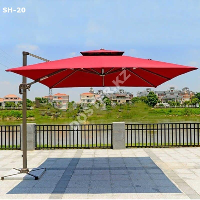 Зонт 3х3м с утяжелителями и с вентиляцией