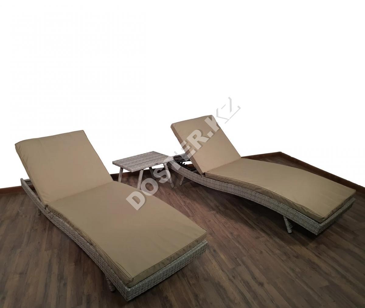 Комплект из 2-х шезлонгов со столиком, фото 1