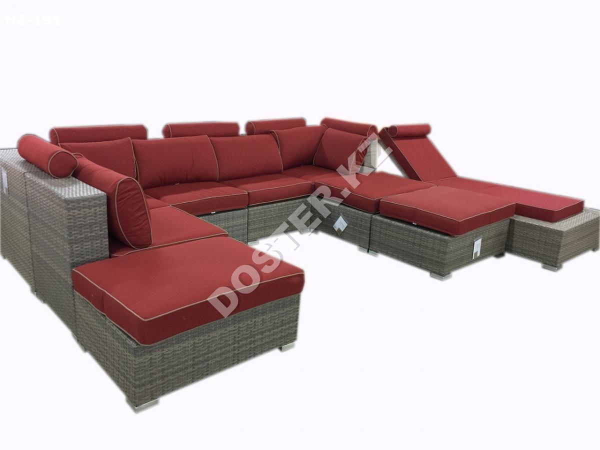 Комплект мебели: диван, шезлонг, такка