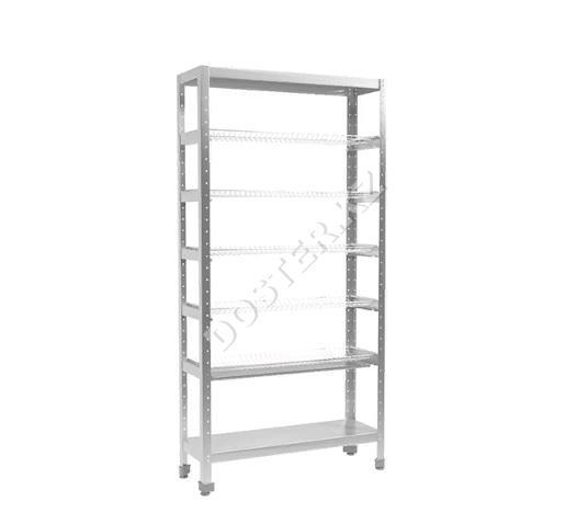 Стеллаж для стаканов ЭКОНОМ СКСК-5КЭ-2М (разборный) 900х300х1800 мм, фото 1