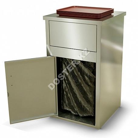 Урна для фуд-корта УФ-610/220 (610х610х1065мм, 220л), фото 1