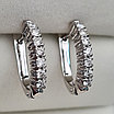 Золотые серьги с бриллиантами 0.45Ct VS2/G, Ex-Cut, фото 10
