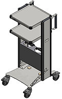 Стойка передвижная с принадлежностями, с двумя колоннами ЕН383-7 СП2-03-"ФОТЕК"