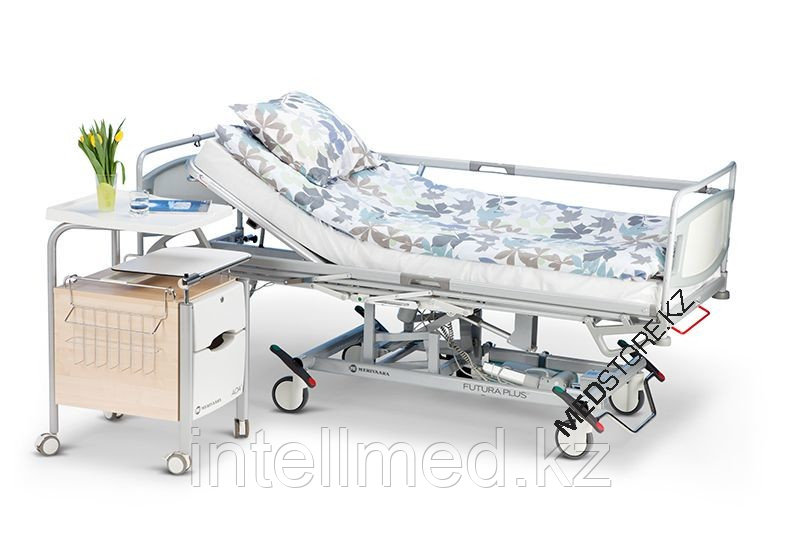 Кровать медицинская функциональная Futura Plus механическая регулировка, 3-секции - фото 1 - id-p92824083