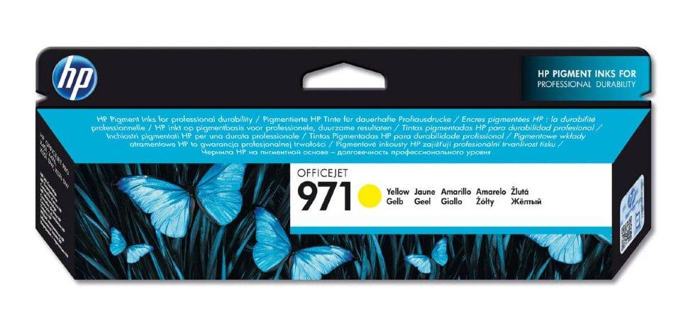 Картридж HP 971 Yellow для OfficeJet Pro X476dw/X576dw/X451dw/X551dw CN624AE