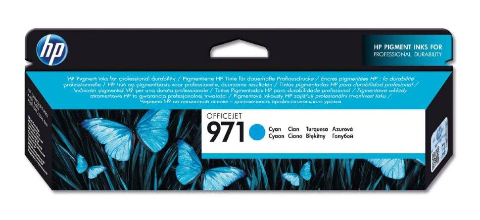 Картридж HP 971 Cyan для OfficeJet Pro X476dw/X576dw/X451dw/X551dw CN622AE
