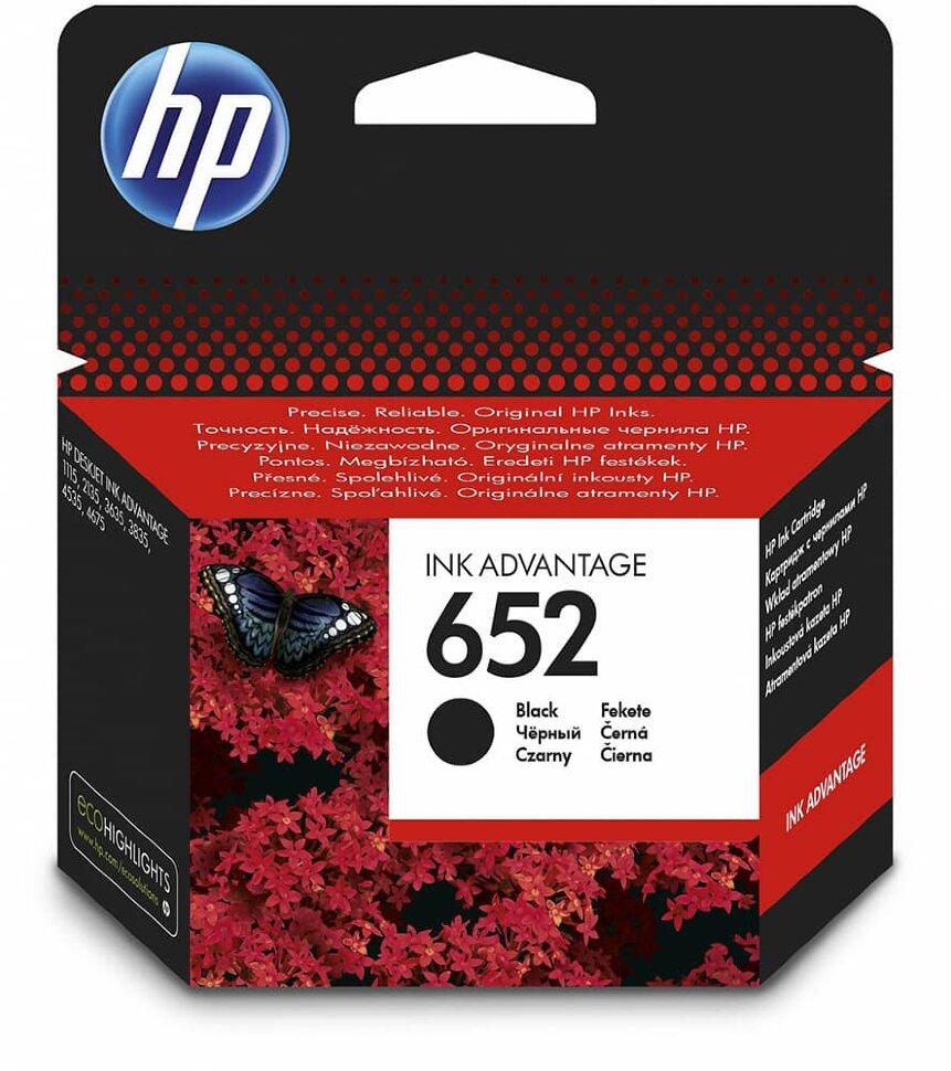 Картридж HP 652 Black для HP Deskjet Ink Advantage 1115/2135/3635/3835/4535/4675 F6V25AE