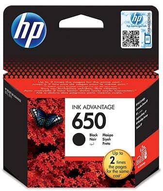 Картридж HP 650 Black для DeskJet Ink Advantage 1015/2515/4515 CZ101AE