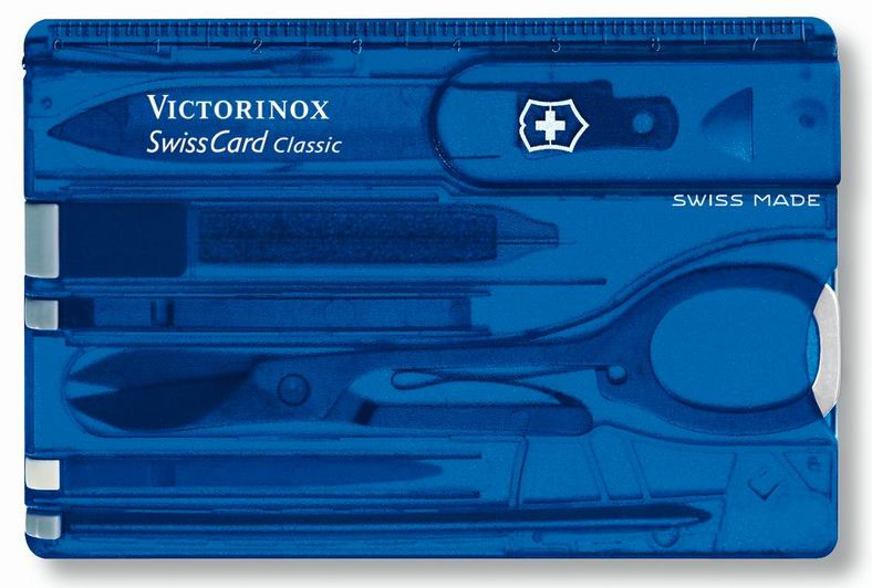 Набор VICTORINOX Мод. SWISSCARD SAPPHIRE - 10 функций, R18128 - фото 1 - id-p92895078