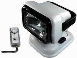 Фонарь-прожектор GOLIGHT-PORTABLE-HALOGEN (серый)(12V) 225.000cd (до 950м) R 33900