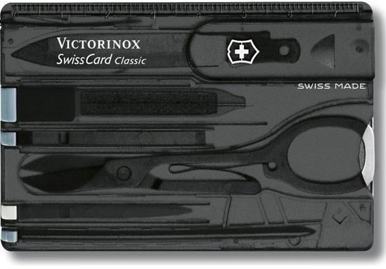 Набор VICTORINOX Мод. SWISSCARD ONYX - 10 функций, R18809