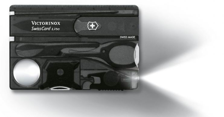 Набор VICTORINOX Мод. SWISSCARD LITE ONYX - 13 функций, R18835