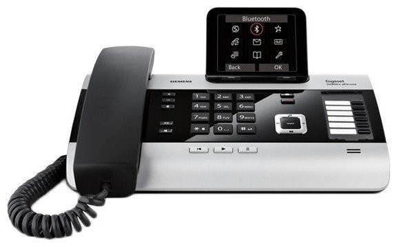 IP телефон Gigaset DX800A с поддержкой аналоговой линии ISDN и Bluetooth