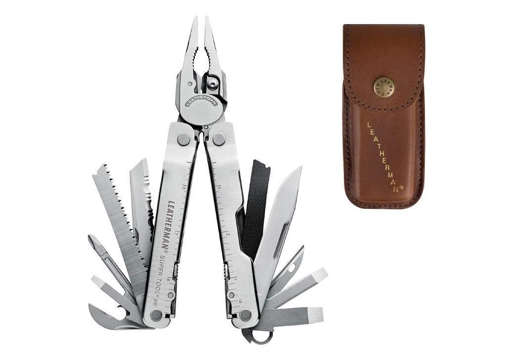 Мультиинструмент LEATHERMAN Мод. SUPER TOOL 300 (19^)(11,5см)(272г.)(чехол: кожа HERITAGE), R 38949