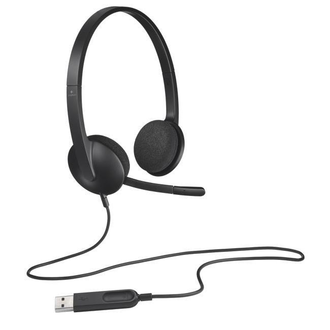 Гарнитура Logitech H340 USB Headset 981-000475 black