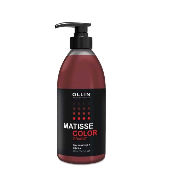 Маска тонирующая OLLIN Matisse Color Гранат 300 мл №96994 - фото 1 - id-p90137301